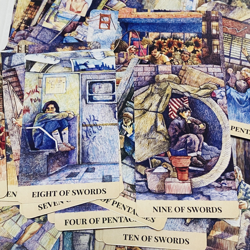 Карты Таро «Городской Лабиринт – обзор и цена Tarot Cards Deck With Guidebook
