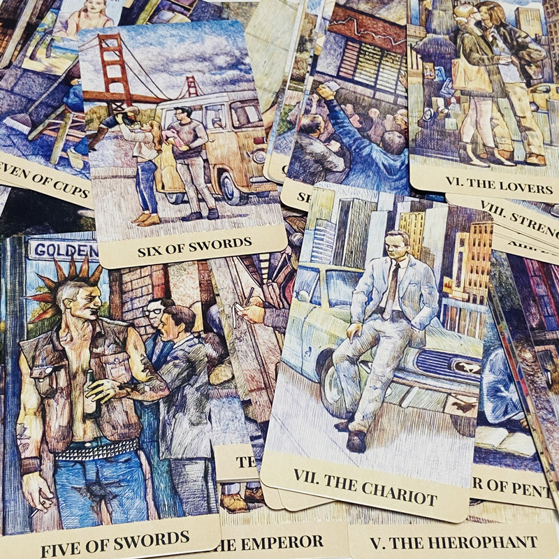 Карты Таро «Городской Лабиринт – обзор и цена Tarot Cards Deck With Guidebook
