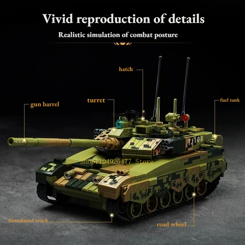 Конструктор KEEPPLEY, модель о – обзор и цена Lego Compatible Military Tank