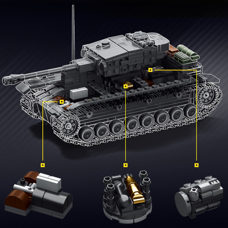 Военный конструктор 1/35 масшт – обзор и цена Lego Compatible Military Tank