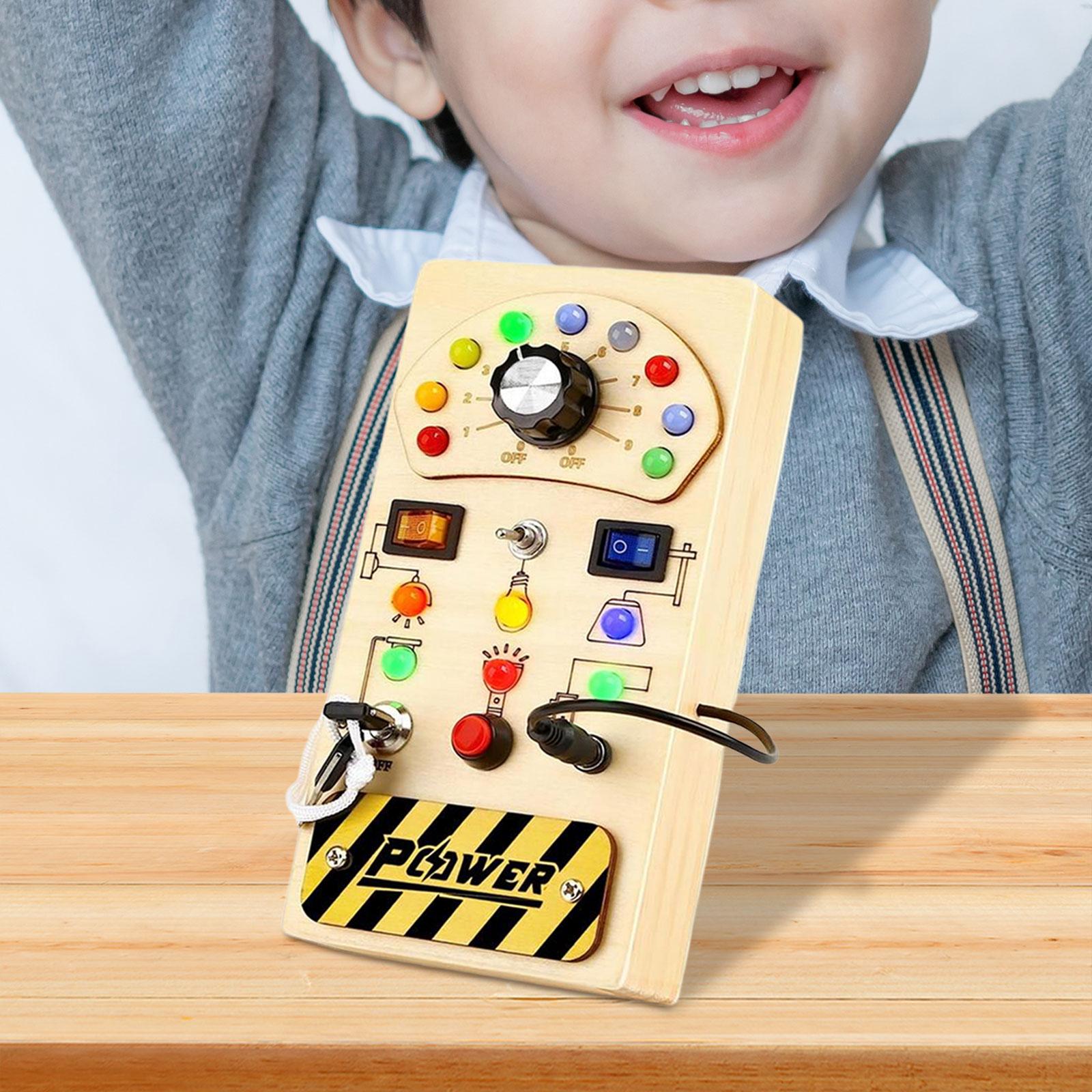Деревянная развивающая панель  – обзор и цена Montessori Wooden Busy Board Toddler